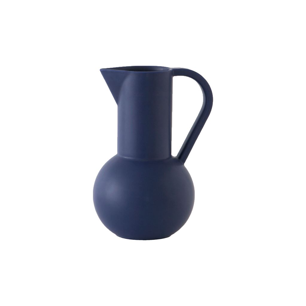 Bild von raawii Strøm Große Vase H: 24 cm – Blau