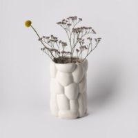 Bild von raw Cloud Große Vase H: 22 cm – Vaporous Grey