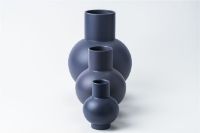 Bild von Strøm XL Vase H: 33 cm - Blau