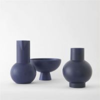 Bild von raawii Strøm XL Vase H: 33 cm – Horizontblau