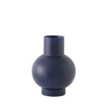 Bild von raawii Strøm Große Vase H: 24 cm – Blau