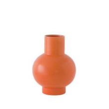 Bild von raawii Strøm Große Vase H: 24 cm – Leuchtendes Orange