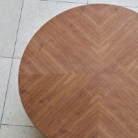 Bild von Ro Collection Star Table Esstisch Ø: 160 cm – Linoleum/Nero