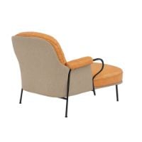 Bild von Fogia Lyra Chaiselongue H: 90 cm - Vintage Cognac