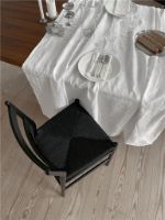 Bild von Sibast Furniture No 59 Dining Chair SH: 45 cm - Sort Bøg/Papercord Webbing Sort