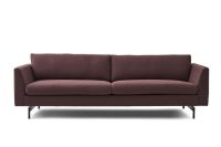 Bild von Mogens Hansen MH 272 – 4-Personen-Sofa 2-teilig 252 cm. Nobelsubstanz fv. 65145 Steigbügelbein aus schwarzem Stahl unter dem Arm