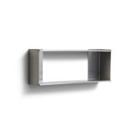 Bild von Form & Refine Taper Wand-Bücherregal 25x70 cm – Stahl