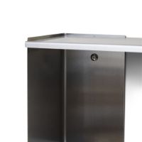 Bild von Form & Refine Taper Wand-Bücherregal 25x70 cm – Stahl