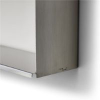 Bild von Form & Refine Taper Wand-Bücherregal 25x70 cm – Stahl