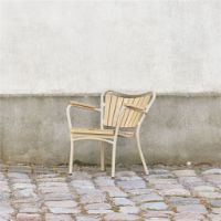 Bild von Mandalay Marguerit Kinderstuhl SH: 26 cm - Teak/Taupe 