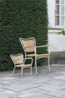 Bild von Mandalay Marguerit Kinderstuhl SH: 26 cm - Teak/Taupe 