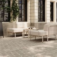 Bild von Mandalay Ivy Loungesessel m. Verlängerung SH: 42 cm – Taupe 