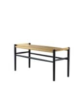 Bild von FDB Furniture Klavierbank Jørgen Bækmark J163 B: 100 cm – Eiche/Weide