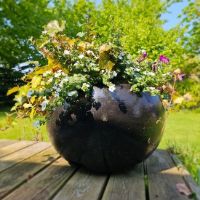 Bild von Wolff Nordic Kungsan Blumentopf Ø: 50 cm - Schwarzer Lack 