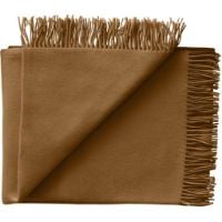Bild von Silkeborg Uldspinderi Secret Plaid 130x190 cm - Ocker/Karamell
