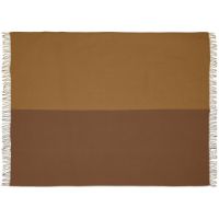 Bild von Silkeborg Uldspinderi Secret Plaid 130x190 cm - Ocker/Karamell