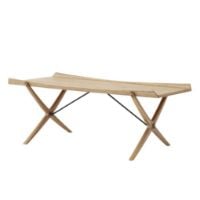 Bild von &Tradition X Couchtisch B: 120 cm - Lackierte Eiche und Walnuss