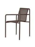 Bild von Ferm Living Dapple Stuhl m. Armlehne SH: 45 cm - Dunkle Schokolade