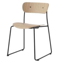 Bild von &Tradition Pavilion AV51 Beistellstuhl SH: 46 cm - Lackierte Eiche