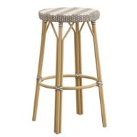 Bild von Sika-Design Simone Exterior Barstuhl H: 78 cm - Elfenbein/Cappuchino