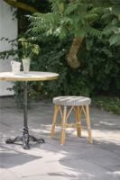 Bild von Sika-Design Simone Exterior Skammel H: 45 cm - Elfenbein/Cappuchino