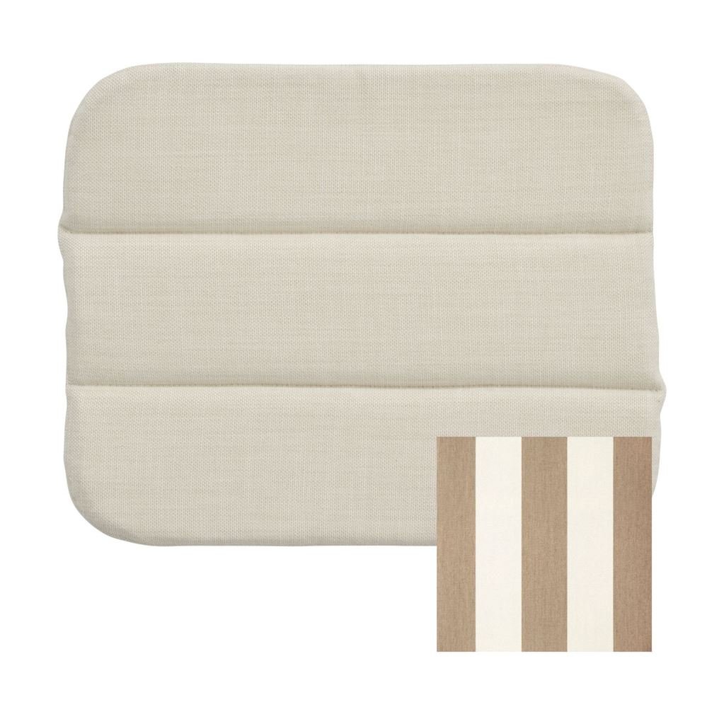 Bild von Sika Design Kissen für Monet Exterior Fußhocker 53x43 cm - Elfenbein/Cappuccino 