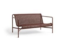 Bild von HAY Palissade Cord Lounge Sofa B: 139 cm - Eisenrot