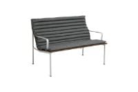 Bild von HAY Gestepptes Loungekissen für Traverse Lounge Bank B: 113 cm - Black Pepper