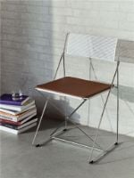 Bild von HAY Sitzauflage für X-Line Chair Indoor B: 42,5 cm - Cognac Leder