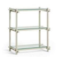 Bild von HAY Woody Column Lav 2.0 B:75,5 x L: 44,5 x H: 85,5 cm - Rauchgrau/Glas