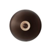 Bild von Audo Copenhagen Reverse Wandleuchte Ø: 24,3 cm - Beige/Bronziertes Messing