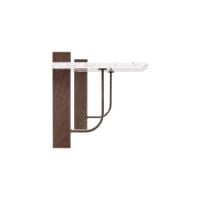 Bild von Audo Copenhagen Corbel Shelf Large B: 100 cm - Marmor Carrara/dunkel gebeizte Eiche