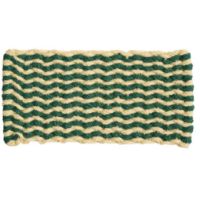 Bild von HAY Coco Fußmatte Streifen/Welle 80x40 cm - Dunkelgrün