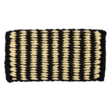 Bild von HAY Coco Fußmatte Stripe 80x40 cm - Schwarz/Weiß