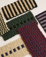 Bild von HAY Coco Fußmatte Stripe 80x40 cm - Schwarz/Weiß