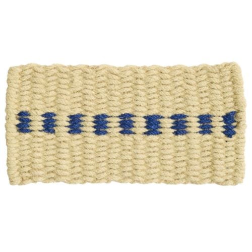 HAY Coco Door Mat Dot 80x40 cm - White/Blue 