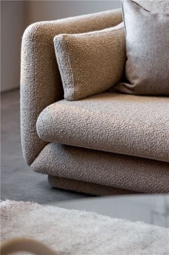 Cane-line Bloom 2-Pers. Sofa m. Plint B: 205 cm - Taupe
