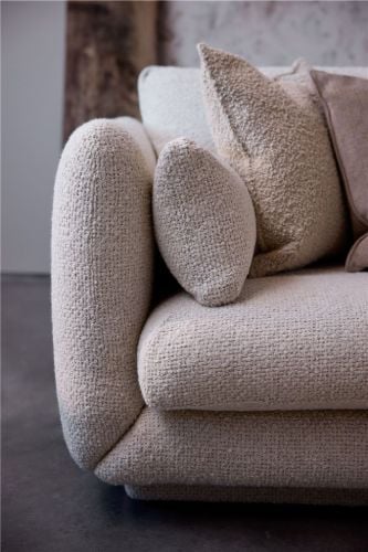 Cane-line Bloom 3-Pers. Sofa m. Plint B: 250 cm - Sand