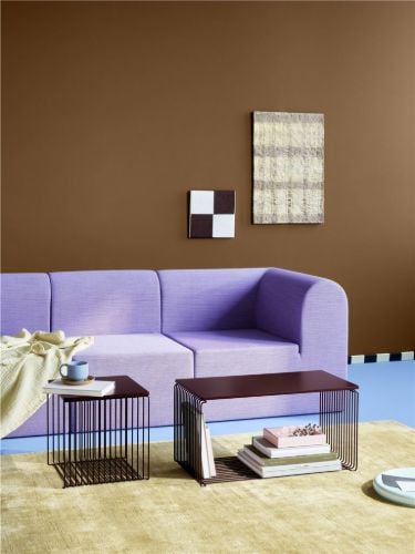 Montana Panton Wire Single 34,8x34,8 cm - Schwarz Rot