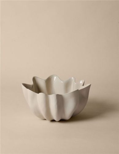 Ferm Living Nium Schüssel Groß Ø: 36 cm - Cremeweiß