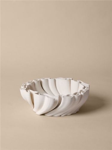 Ferm Living Dedali Schüssel Ø: 34,5 cm - Cremeweiß