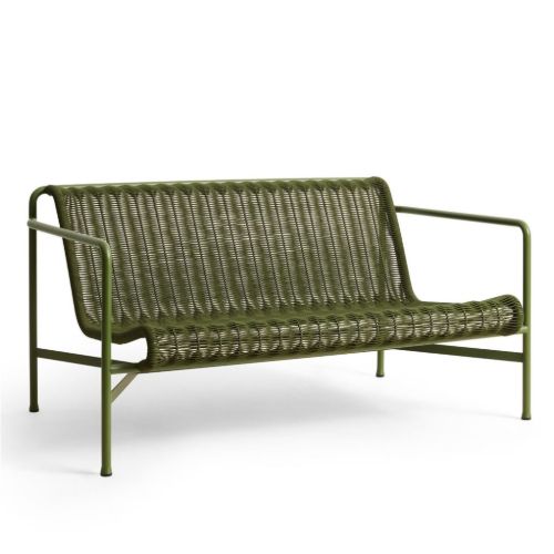 HAY Palissade Cord Lounge Sofa B: 139 cm - Olive