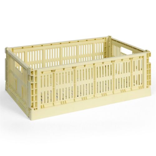 HAY Colour Crate Large L: 53 cm - Light Yellow