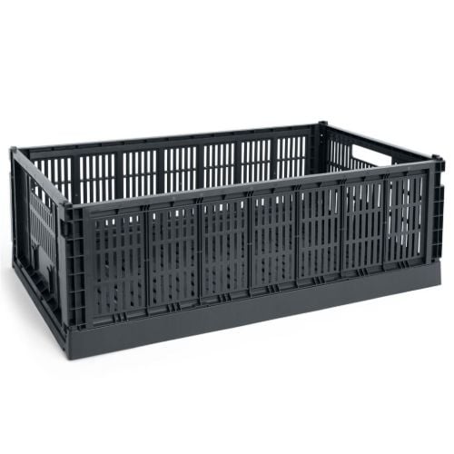 HAY Colour Crate X-Large L: 68 cm - Charcoal