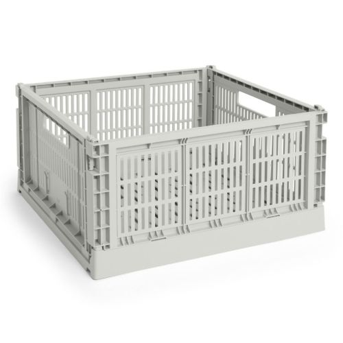 HAY Colour Crate Large Square 42x42 cm - Grey