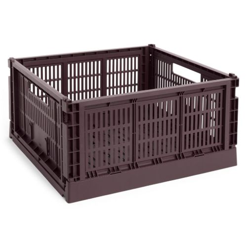 HAY Colour Crate Large Square 42x42 cm - Bordeaux