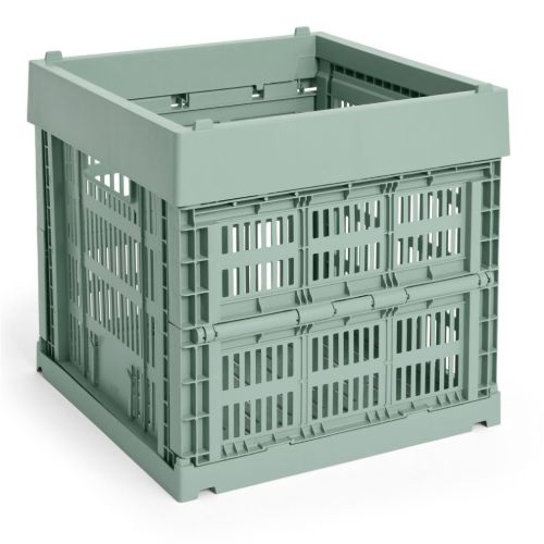 HAY Colour Crate Cube 29,5x29,5 cm - Sage Green 
