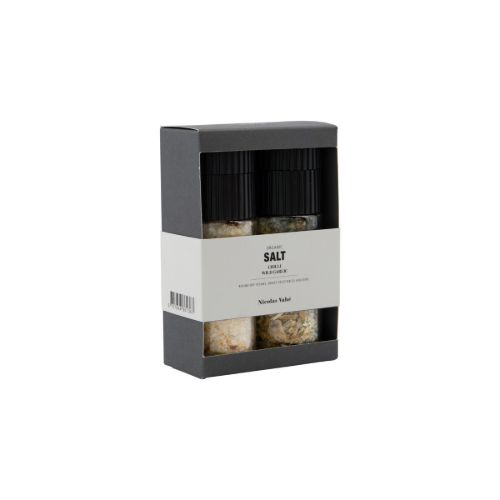 Nicolas Vahé Gaveæske - Organic Chilli Salt & Organic Wild Garlic 