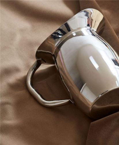HAY Indian Steel Pitcher XSmal H: 10,5 cm - Edelstahl