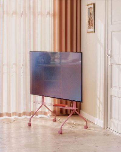 Rohrregal für TV-Ständer 99x18 cm - Kaugummi 